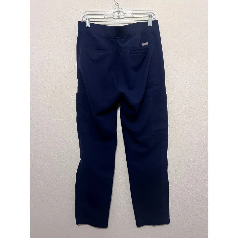 FIGS Axim Cargo Scrub Pants Men's size Medium in Navy